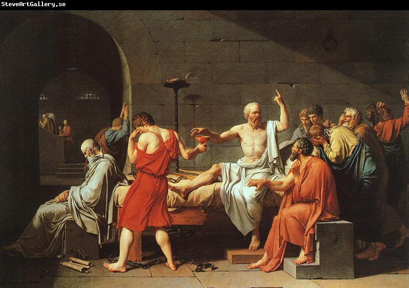 Jacques-Louis David The Death of Socrates